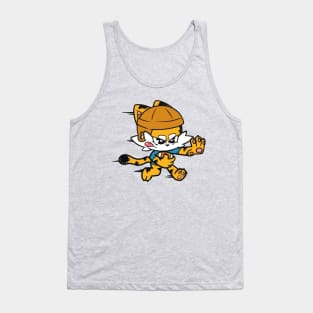 Little Tiger Dude - Vintage Football Tank Top